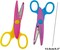Lacework Wavy Paper Edger Scissors Pinking Shears Set for Handcraft Works(6pcs,Different Cutting Effects)